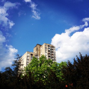 Friendly blue skys over Belgrade.