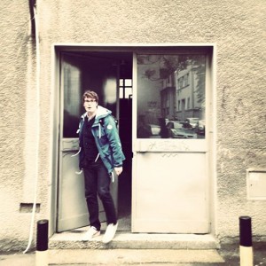 Leaving my flat—a square door in a square Instagram photo (taken by Petter Lönegård).